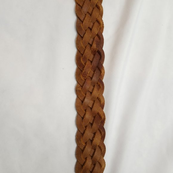 Vintage Lucky Brand Braided Weave Distressed Belt Size 26 - Picture 12 of 15
